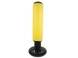 Primerox coluna de Boxe Inflável Saco de Soco Fitness Descompressão Pvc Amarelo 155cm