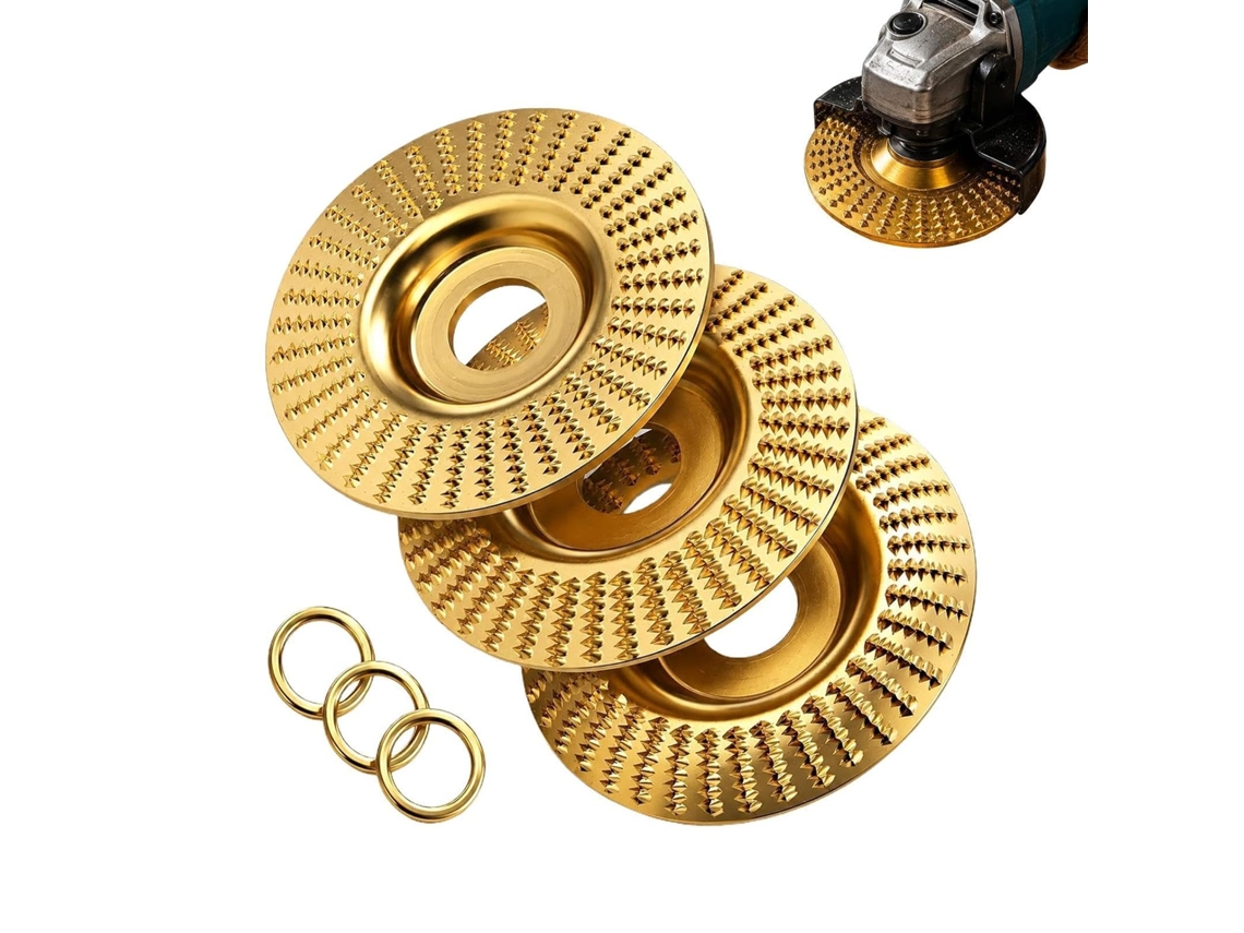 Conjunto De 3 Discos Lixa Aço Carbono Para Modelagem
