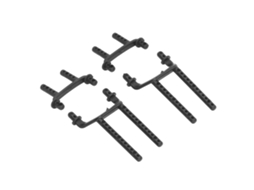 Mali conjunto de Colunas de Suporte de Carcaça Dianteiro e Traseiro para Rc Wltoys K969 K979 K989 K999 P929 P939 284010