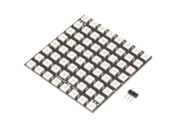 Módulo de Desenvolvimento de Led Rgb Ws2812 5050 8x8 64 bit Placa de Desenvolvimento