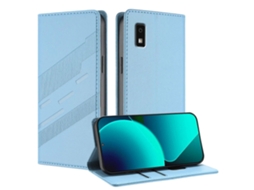 Capa De Celular Retrô De Couro Com Carteira Multifuncional Em Relevo