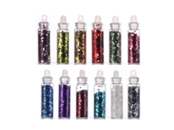 Adesivos De Unhas Diy Com Glitter E Sequins Misturados De Cores Para Arte De Unhas 6