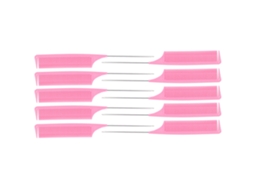 2026 10 Pentes de Peineta Ergonômico Cabo Abs Durável Pinos de Liga Pentes de Dividir Cabelo para Cacheado e Estilo