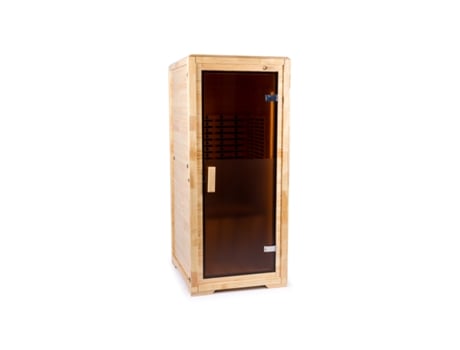 Sauna GLOBAL RELAX Dharani S1 (Madeira - 75x82,5x170 cm)