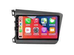 Auto Rádio Carro Bluetooth Autoradio 8GB RAM 128G ROM CarPlay Navegação GPS Ecrã Táctil RoverOne para Honda Civic 9 FB FK FD 2011-2015  