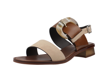 Sapatos De Mulher Plumers Tecido Castanho (37)