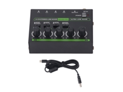 Mixer 4 Canais Estéreo Ultra Baixo Ruído LAXISCREED