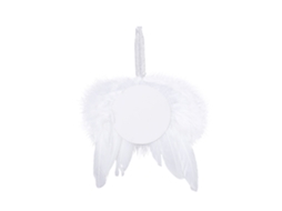 Laxiscreed Adereço De Natal Em Forma De Anjo Com Asa Redonda Para Decoração Festiva