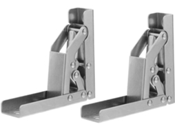 2 Peças De Porta Braço Curto, Dobrável Para Parede, Resistente.