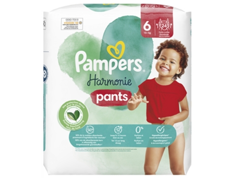 Harmonie 24 Fralda Tamanho 6 15 kg Y PAMPERS