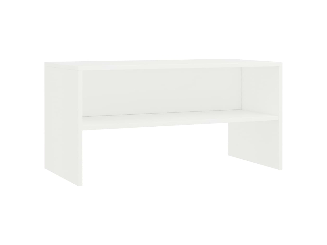 Tv Cabinet, Tv Cabinets Vidaxl Branco Madeira Processada (n/a)