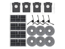 Kit De Peças De Reposição Compatível Com Aspirador De Pó X40 Ultra/x40 Pro/s30 Pro Ultra, Incluindo Escova Lateral E Saco De Pó._ptg