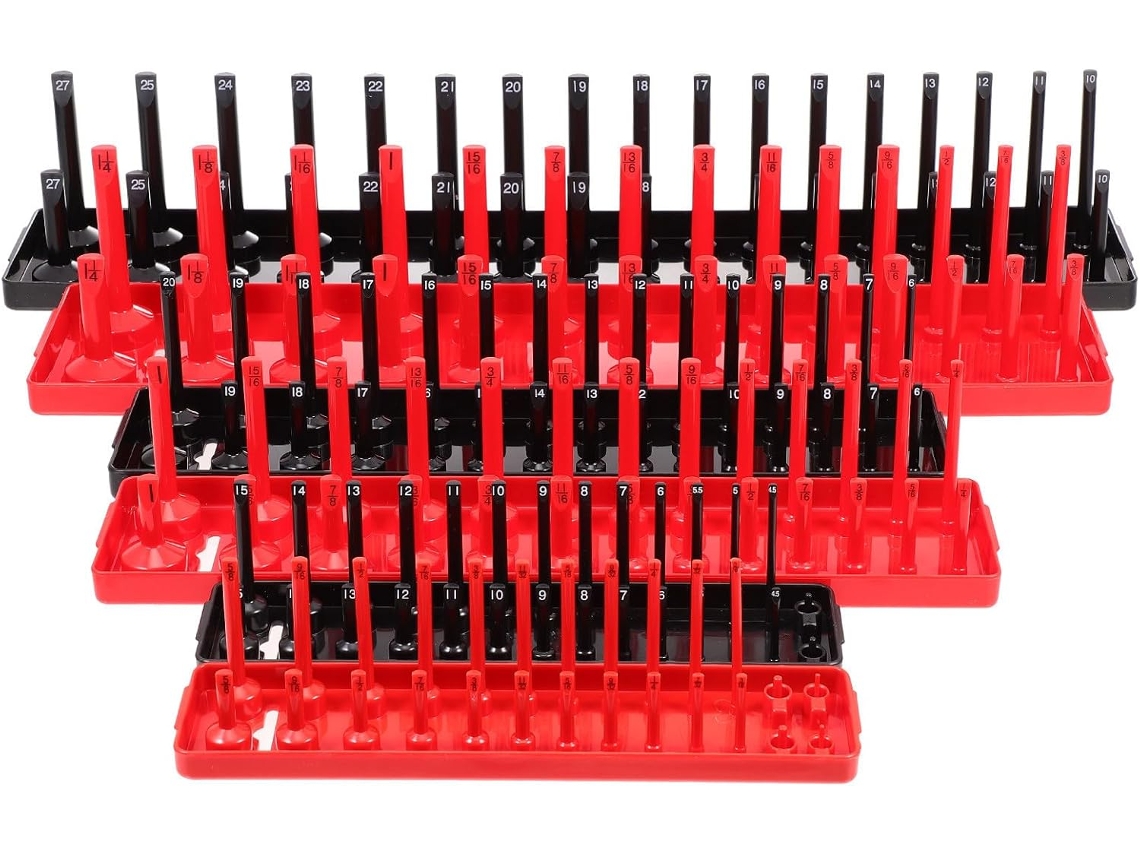 Organizador De Tomadas Galpada 1 4, 3 8e 1 2-polegadas, Suporte Para Tomadas Altas, Pacote Com 6-unidades, Plástico
