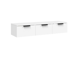 Wall Cabinet, Wall Cabinets Vidaxl Branco Madeira Processada (n/a)