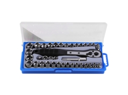 Conjunto De Chave De Socket Com Racha Múltipla 3/8 Polegada 38 Peças Ferramentas Manuais