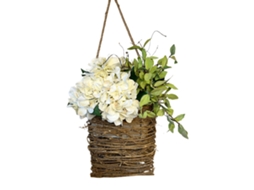 Cesto Decorativo Porta Flores Silvestres Artificiais