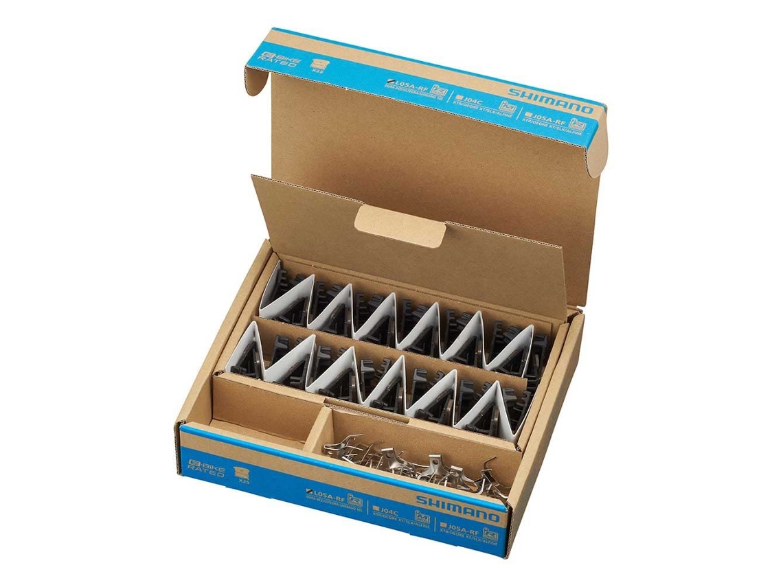 Pastilhas de Freio de Resina com Mola L05A 25 Unidades Cinzentoshimano