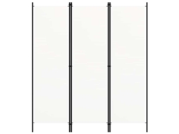 Vidaxl Divisória De Quarto Com 3 Painéis 150x180 Cm Branco