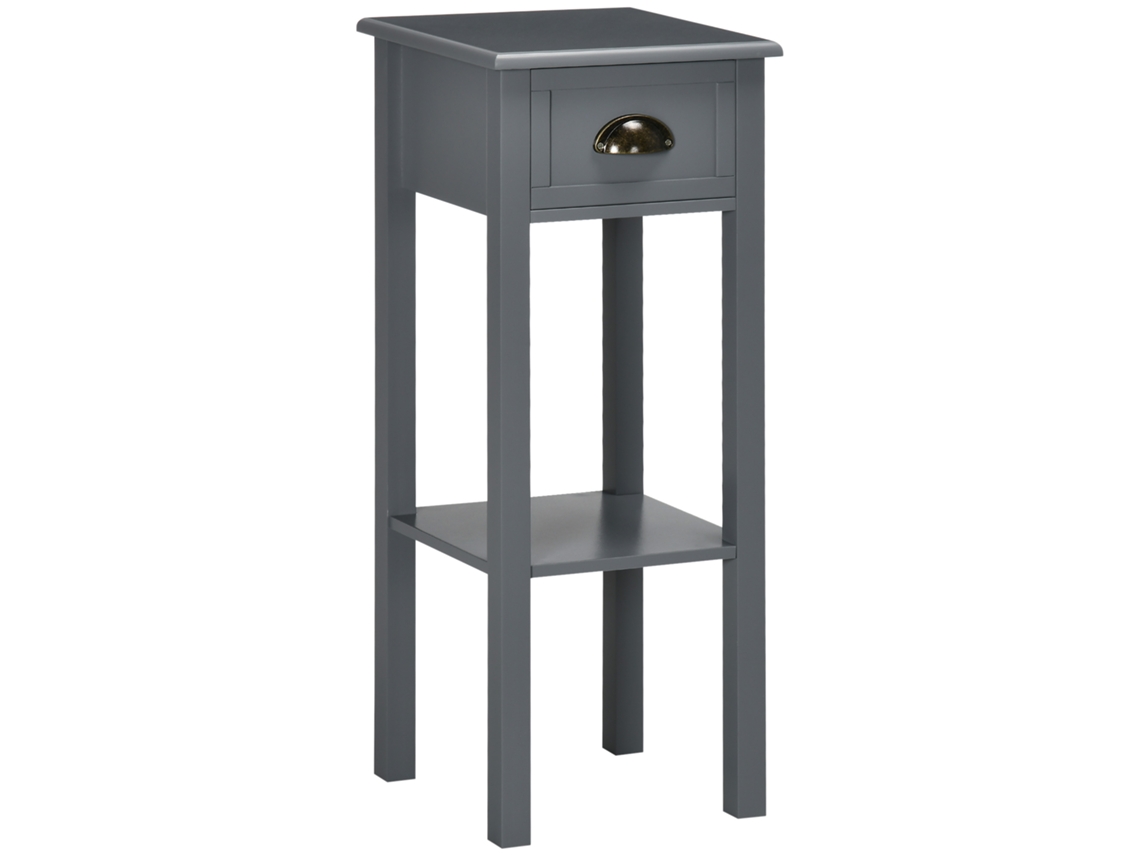 Mesa de Centro com Estação de Carregamento, Porta USB, Tomada, Gavetas, Preto SINI TECH STORE