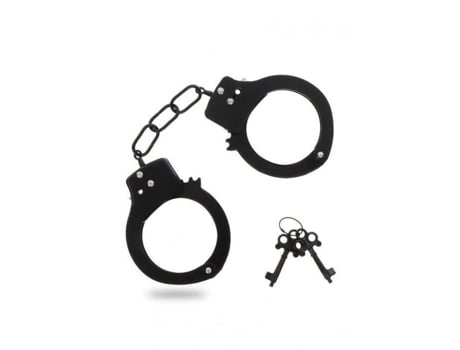 Manoplas - Toy Joy - Preto - Metal - Tamanho Único - Jogos De Submissão