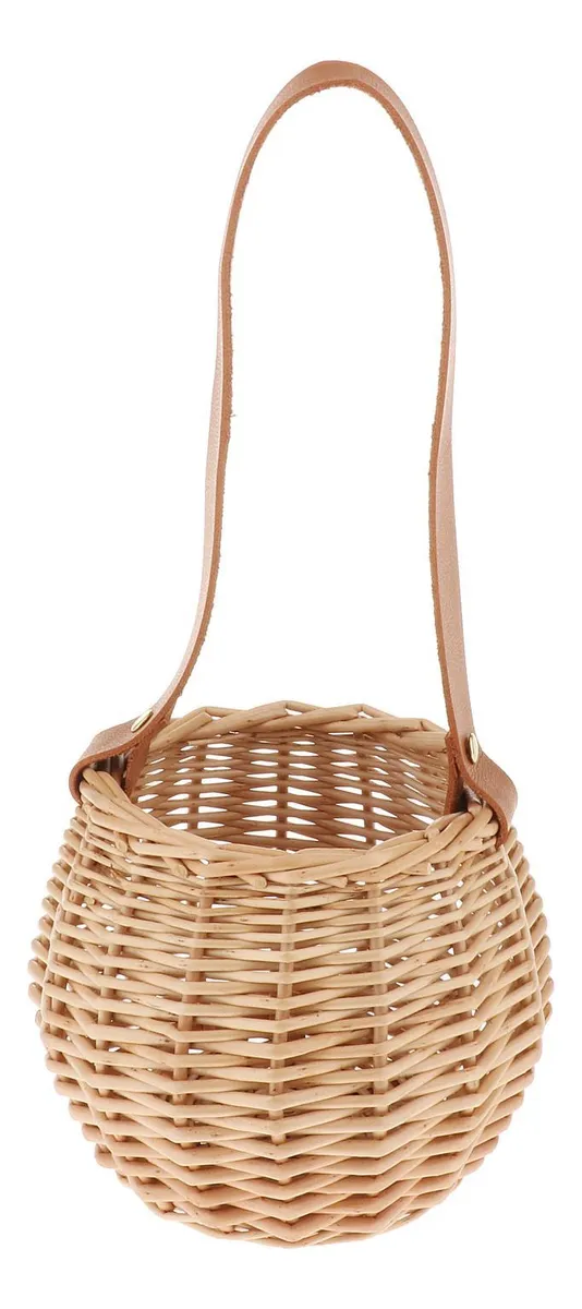 Cesta De Flores Trançada, Cesta De Mão, Cesta Decorativa Paravayotoy