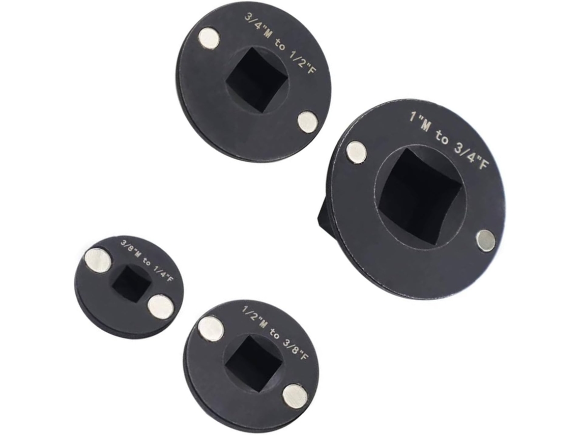 Conjunto De 4 Adaptadores Bucha Baixo Perfil, Construção Em Aço Cr Mo