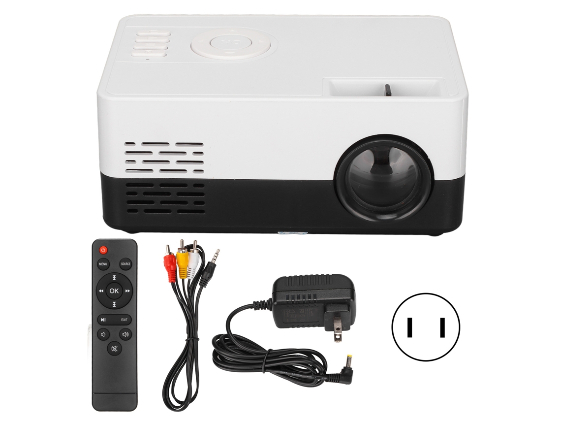 Mini proyector WiFi 1080p, compatible con smartphones y TV stick | S/MARCA