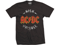 T-Shirt AC/DC High Voltage Preta M