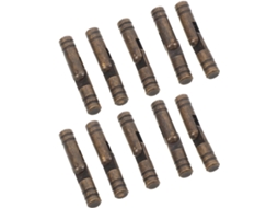 Conjunto De 10 Dobradiças Cilíndricas Latão Com Encaixe Oculto Para Caixas Bijuteria, Resistentes À Corrosão E Com Alta