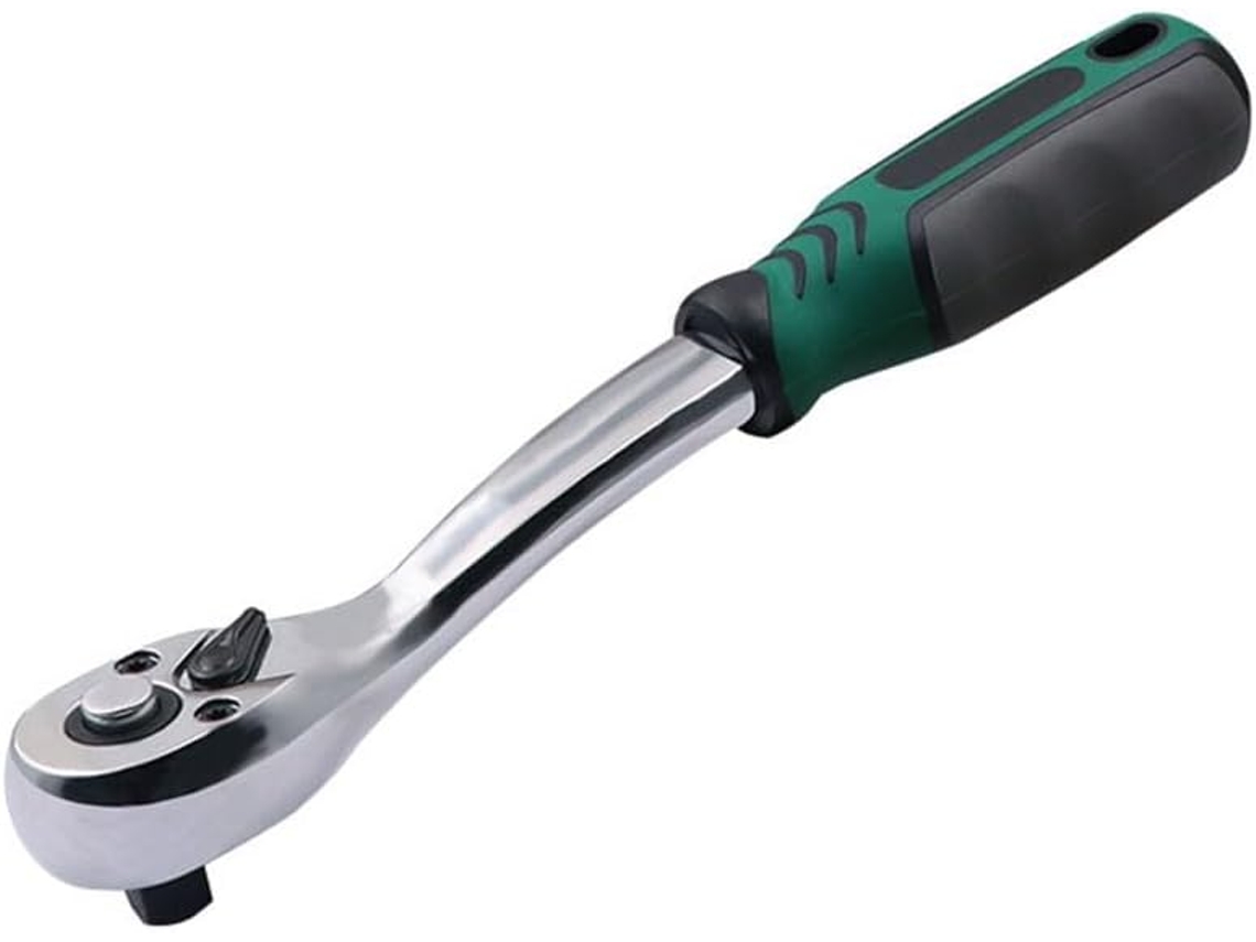 Chave De 1/4" Com 72 Rápida E Cabo Para Reparos Automotivos, 205 Mm