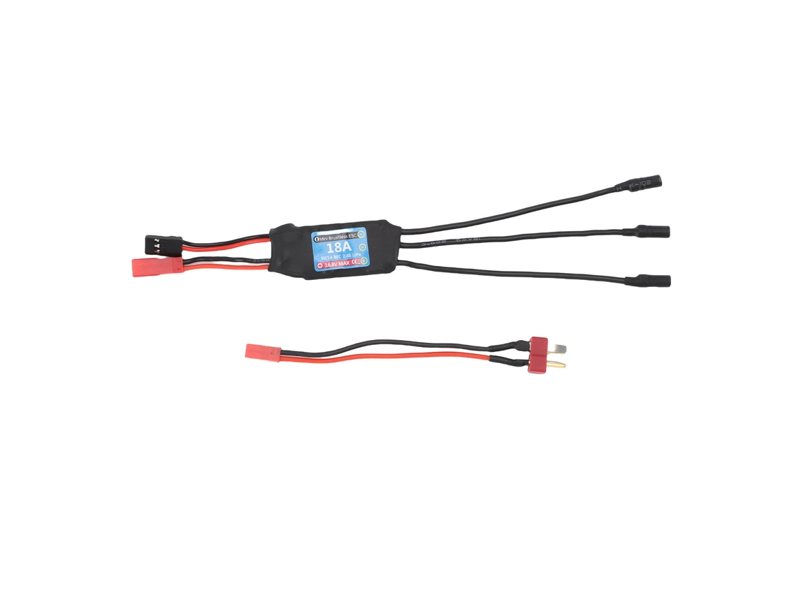 Mali controlador de Velocidade Elétrico Esc Sem Escova 18a Conector Banana Fêmea 3.5 para Bateria 2 4s Wltoys K989