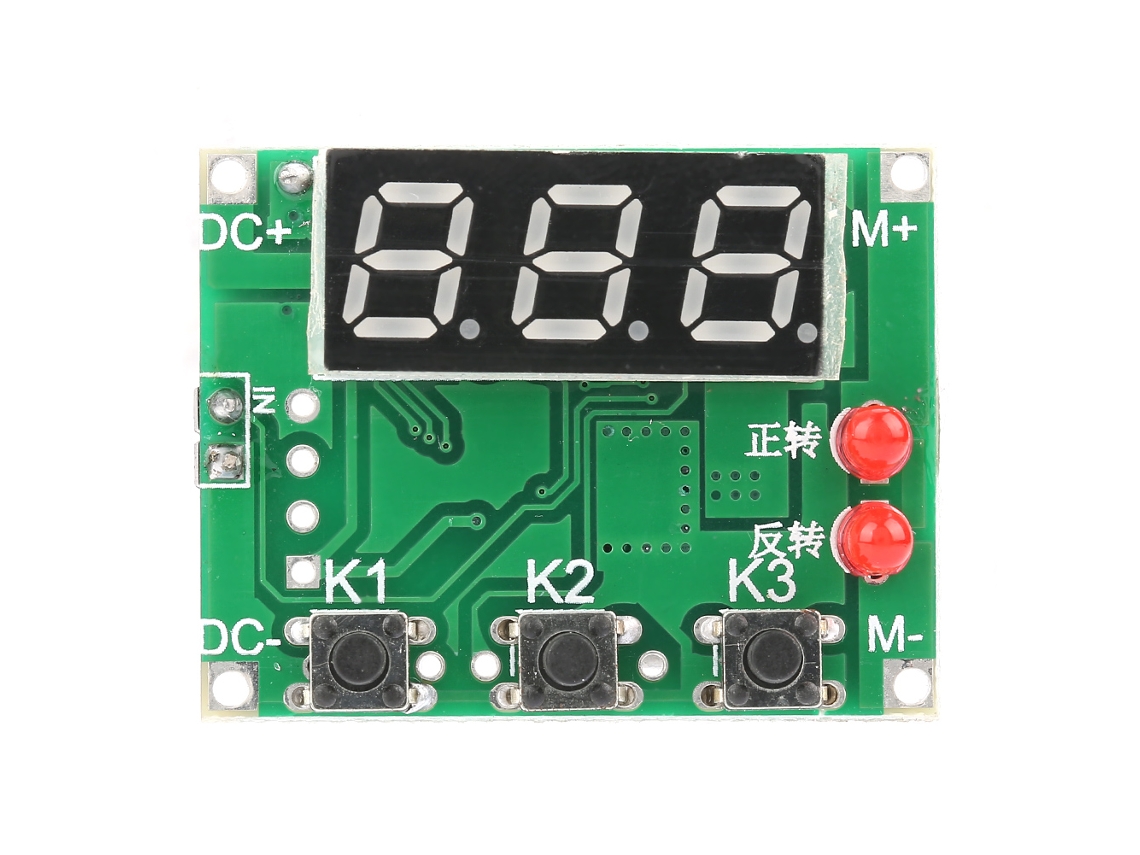 Módulo de controle de motor DC micro com reversão e desaceleração 3.3 12V
