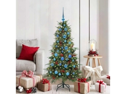 Vidaxl Árvore De Natal Articulada Artificial Verde 150 Cm Pe E Pvc