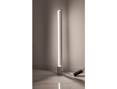 Candeeiro de Pé Branco Led Kalevi Intensidade Ajustável 50W 3000K FBRIGHT