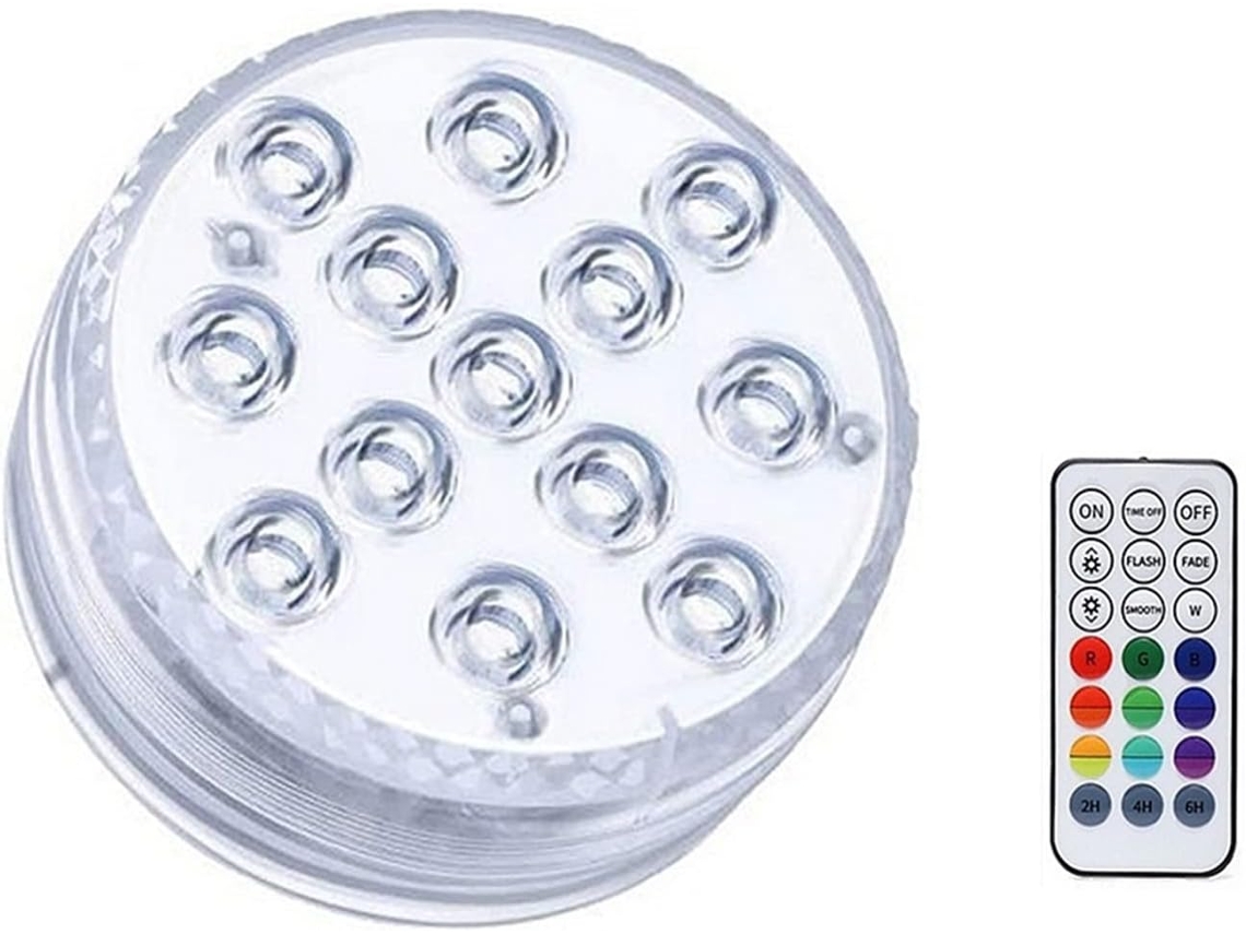 Luminária Subaquática LED RGB com controle remoto GOKOCO