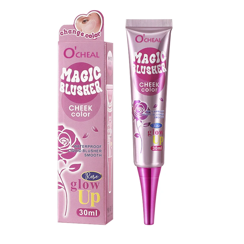 Blush Mágico Que Muda De Cor, À Prova D'água, De Longa Duração E Ilumina O Tom Da Pele.