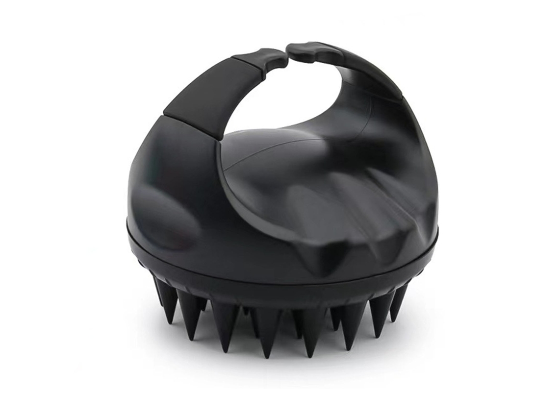 Massageador De Cabelo Com Cerdas De Silicone Para Crescimento Capilar