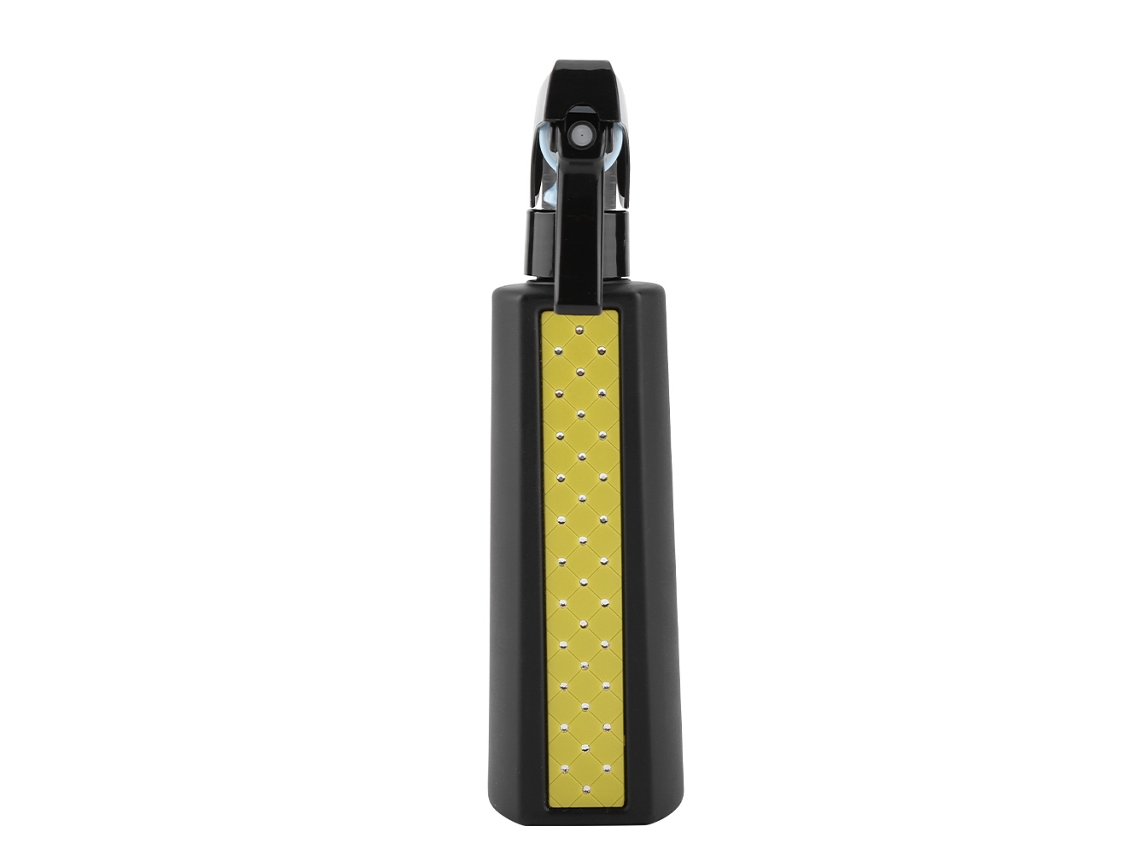 Frasco spray recarregável de 300ml (2026) para cabelos com acabamento fosco, ferramenta multifuncional para salões de beleza e barbearias (amarelo)