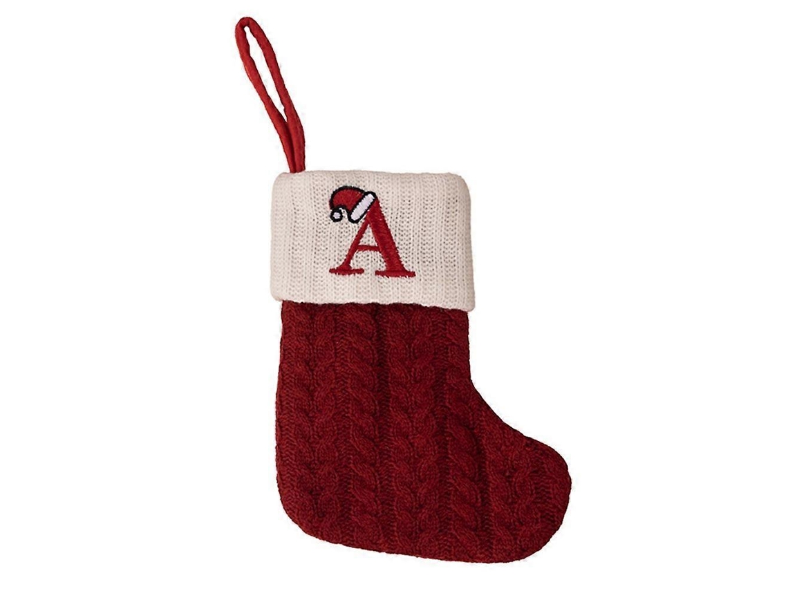 Meias De Natal Com Letras Em Inglês Para Decoração De Árvore De Natal Olysi Shop (m)