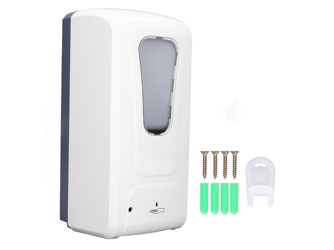 Dispensador de Sabão Automático de 900ml com Indução Infravermelha Sem Contato para Parede Banheiro Cozinha S/MARCA