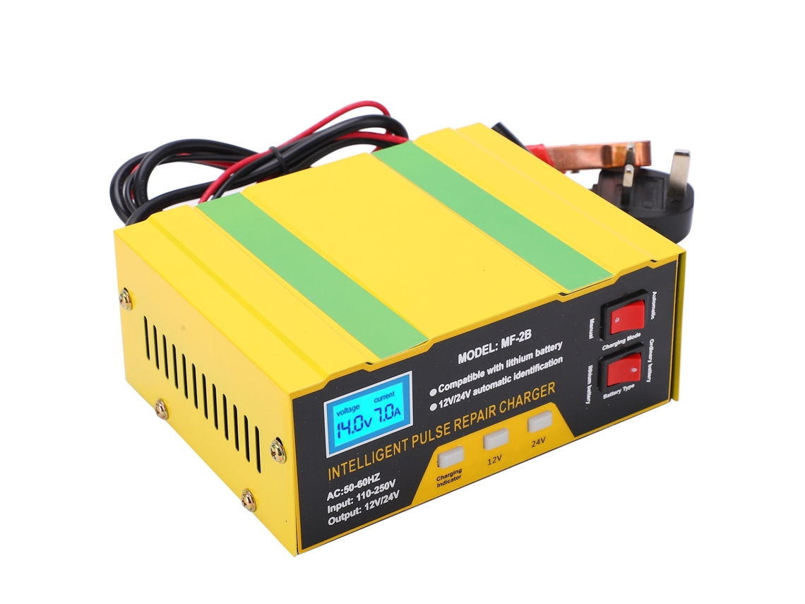 Carregador De Bateria Laxiscreed 180w 12v/24v Inteligente Para Carros E Equipamentos