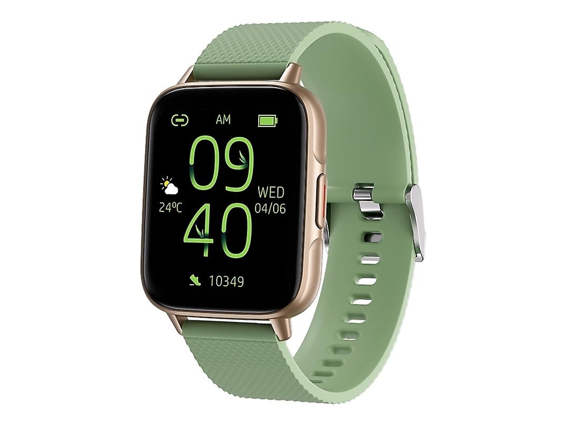 Relógio inteligente Fw02 com pulseira de silicone e tela quadrada de 1,7 polegadas VONKELIOS