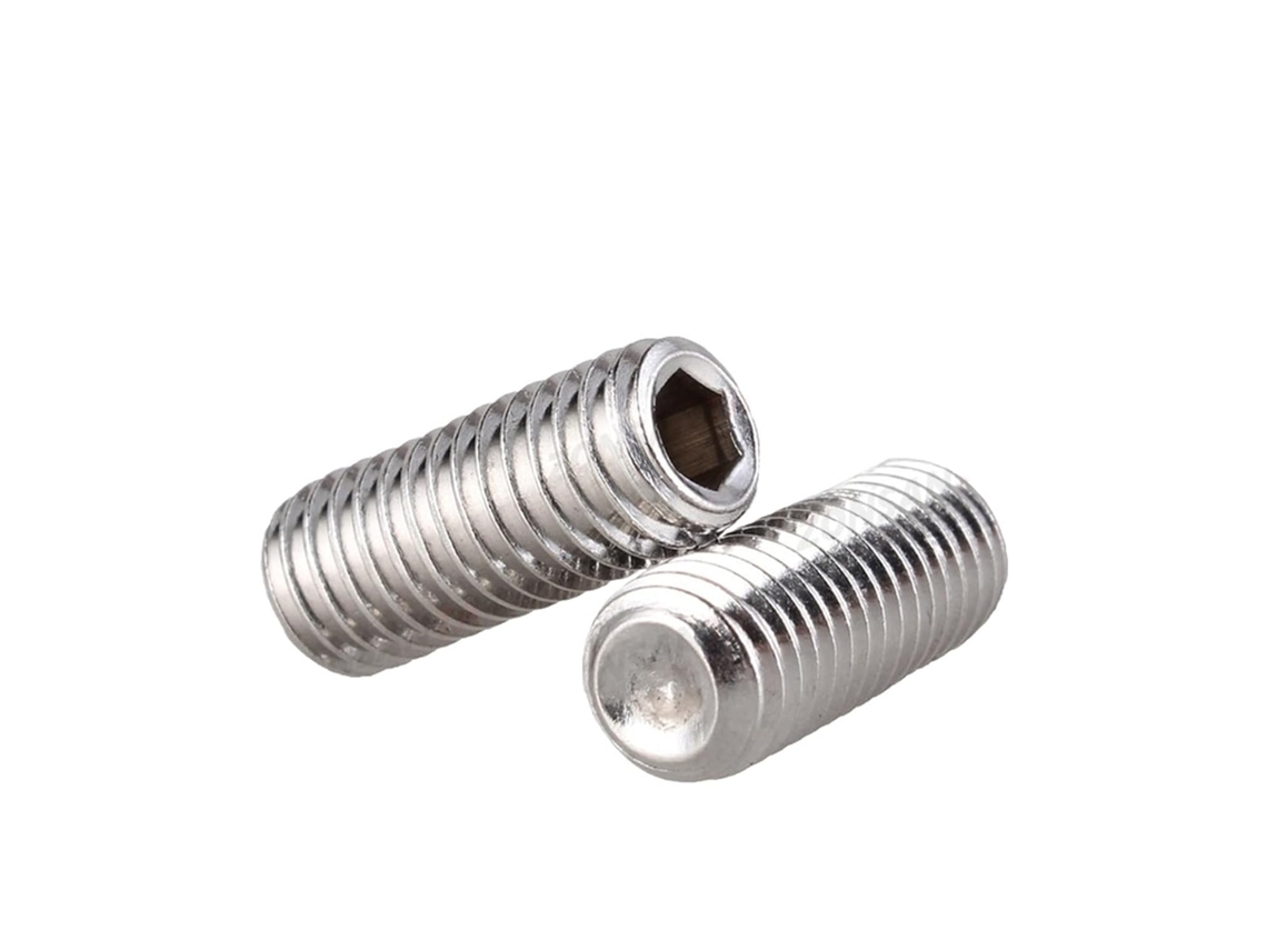 1 Conjunto De Parafusos Cabeça Sextavada Interna M4 M5 Din916 304em Aço Inoxidável Para Maçanetas Portas 5mm, M5 X 30 Peças