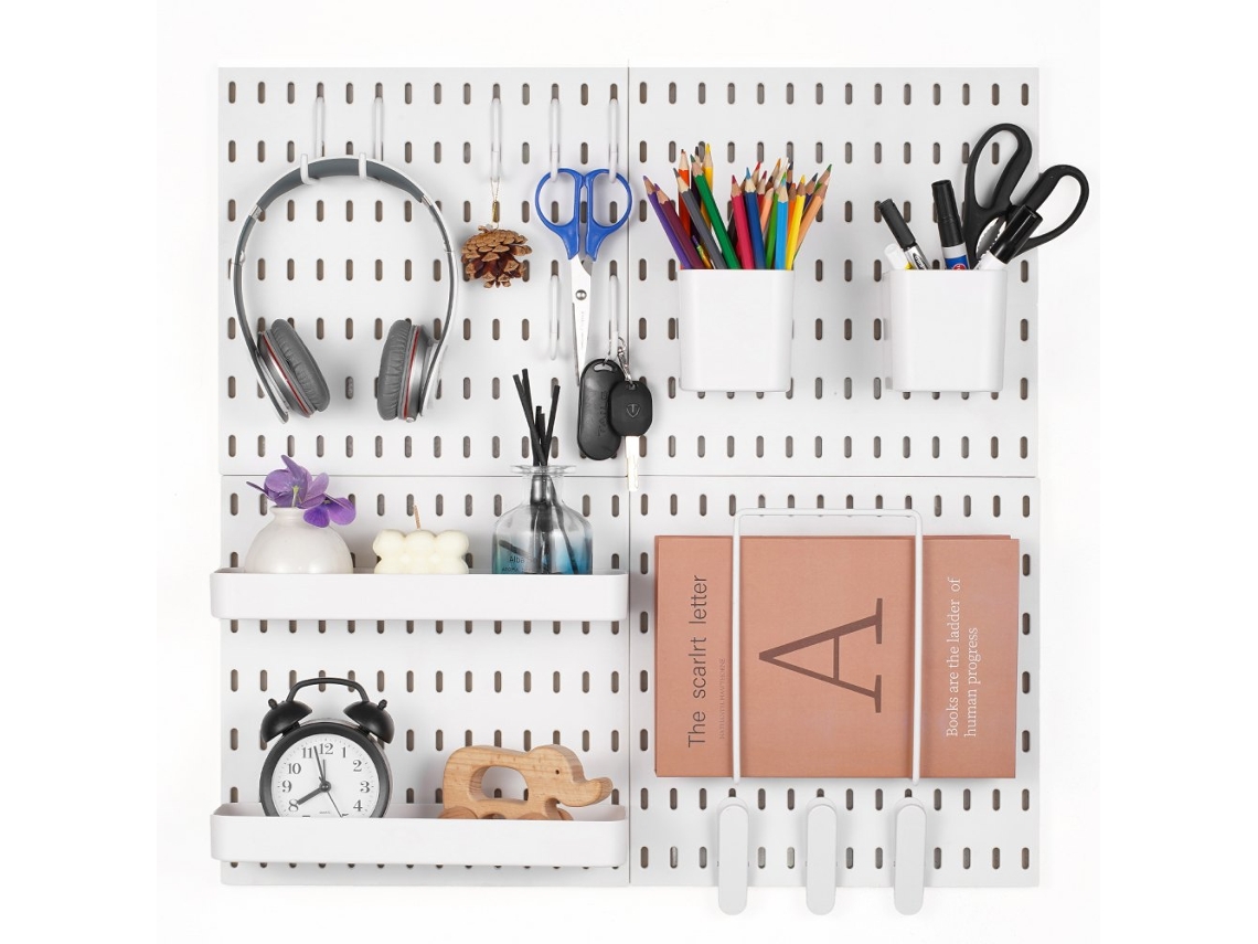 Conjunto De Painéis De Parede Com Acessórios Para Organização Versátil Tekmaquinas