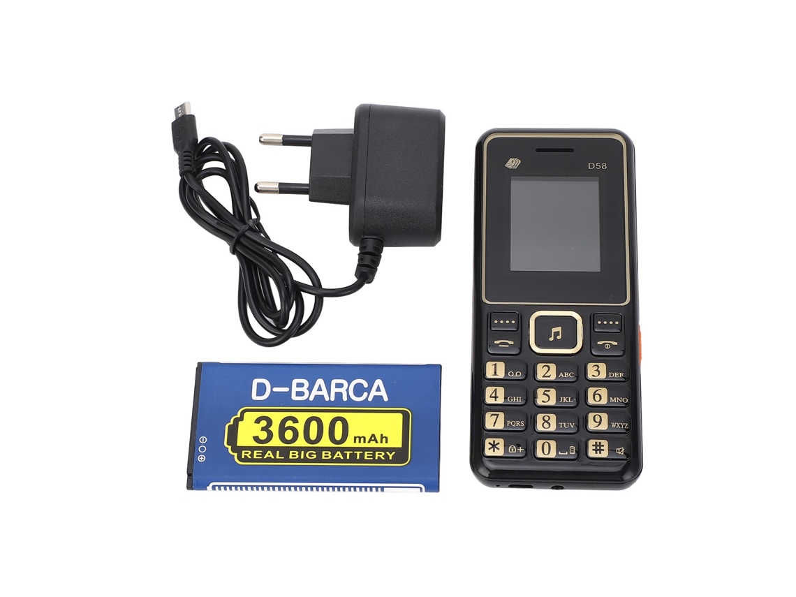 2026zentro-telefone Celular Com Botões Grandes Para Idosos 3600mah 3 Cartões 2g Gsm Tela 1.8 Polegadas Preto Us Plug