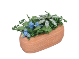 Jardim De Flores Para Casa De Bonecas Com Vasos E Plantas Miniaturas Decorativas