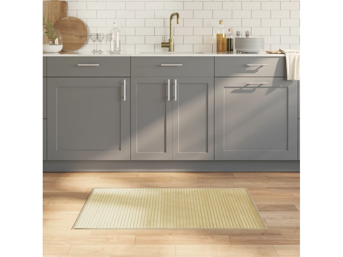 Vidaxl Tapete Retangular 60x100 Cm Bambu Cor Natural Clara