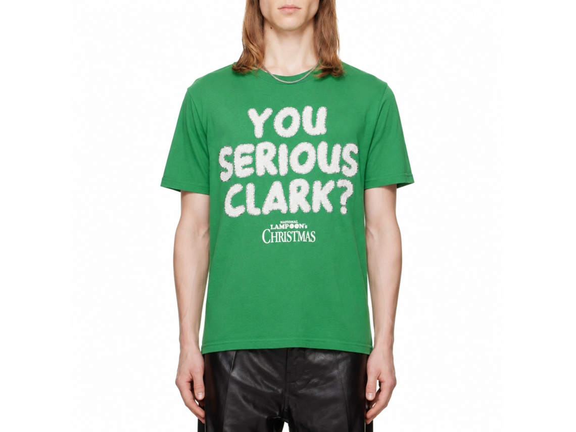 Rockinstone National Lampoon's Christmas Vacation You Serious Clark White 2 T-shirt Size:xxl