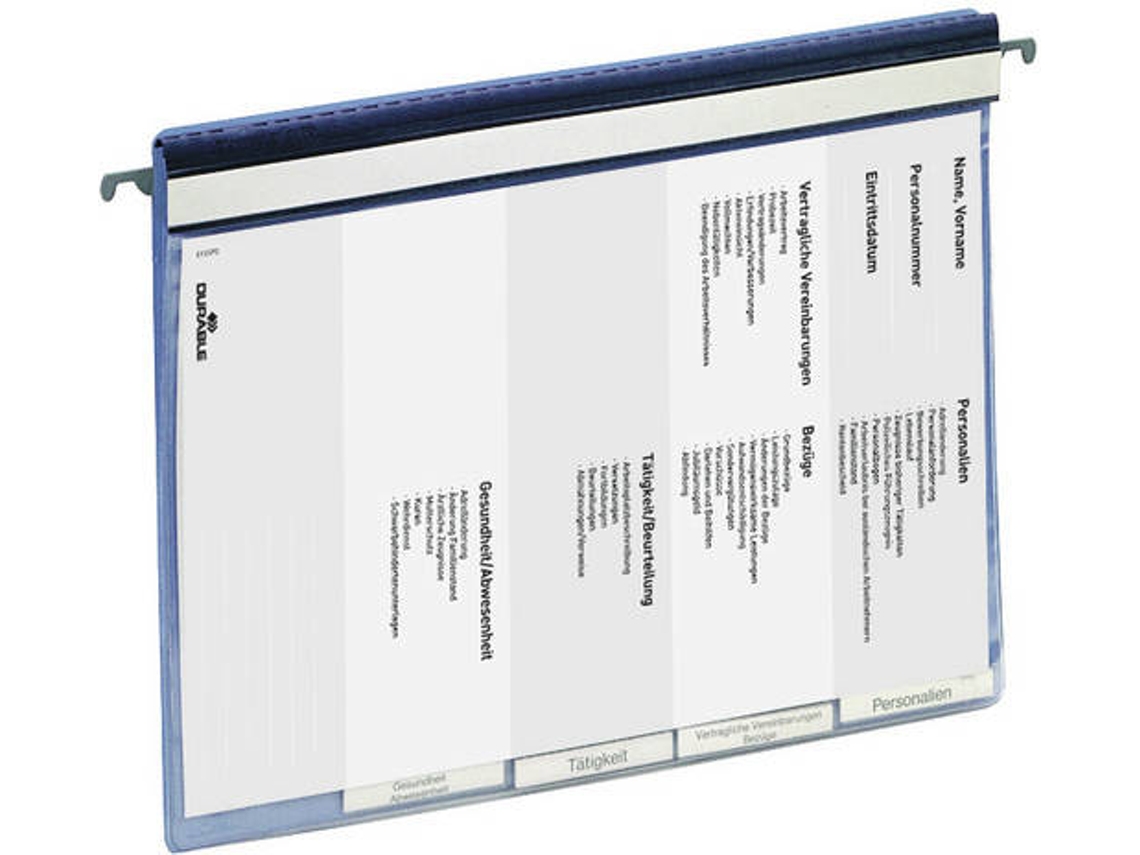 Pasta DURABLE 2555 Azul (A4 - Polipropileno)