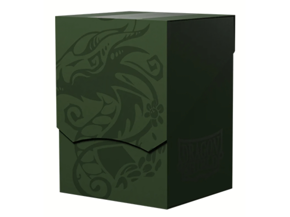 Caixa de Deck DRAGON SHIELD deck shell forest green (Idade Mínima Recomendada: 6 anos)